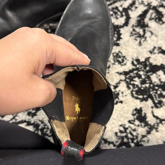 Polo Ralph Lauren Leather Newent Chelsea Boots Men's Size 7 - Picture 4 of 8